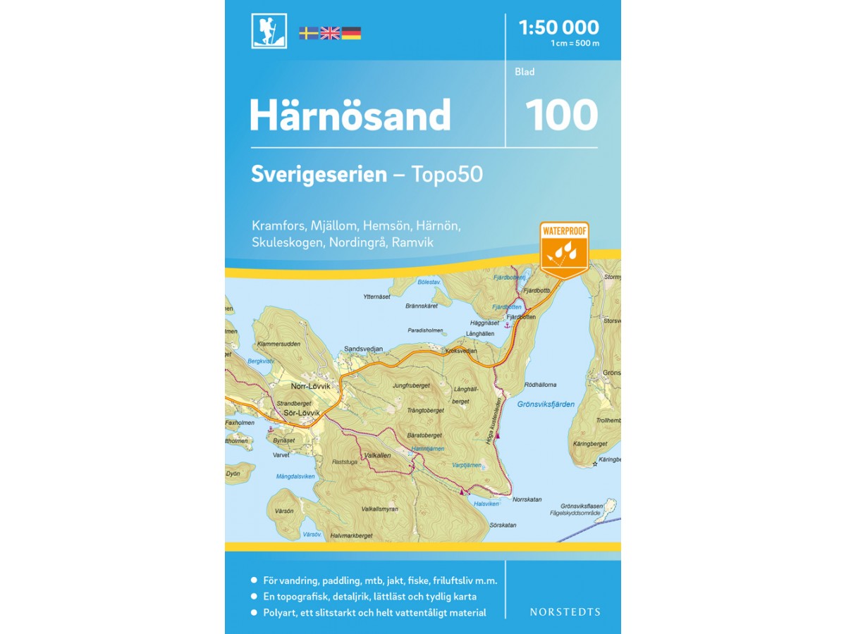 100 Härnösand Sverigeserien 1:50 000 100 Härnösand Sverigeserien 1:50 000